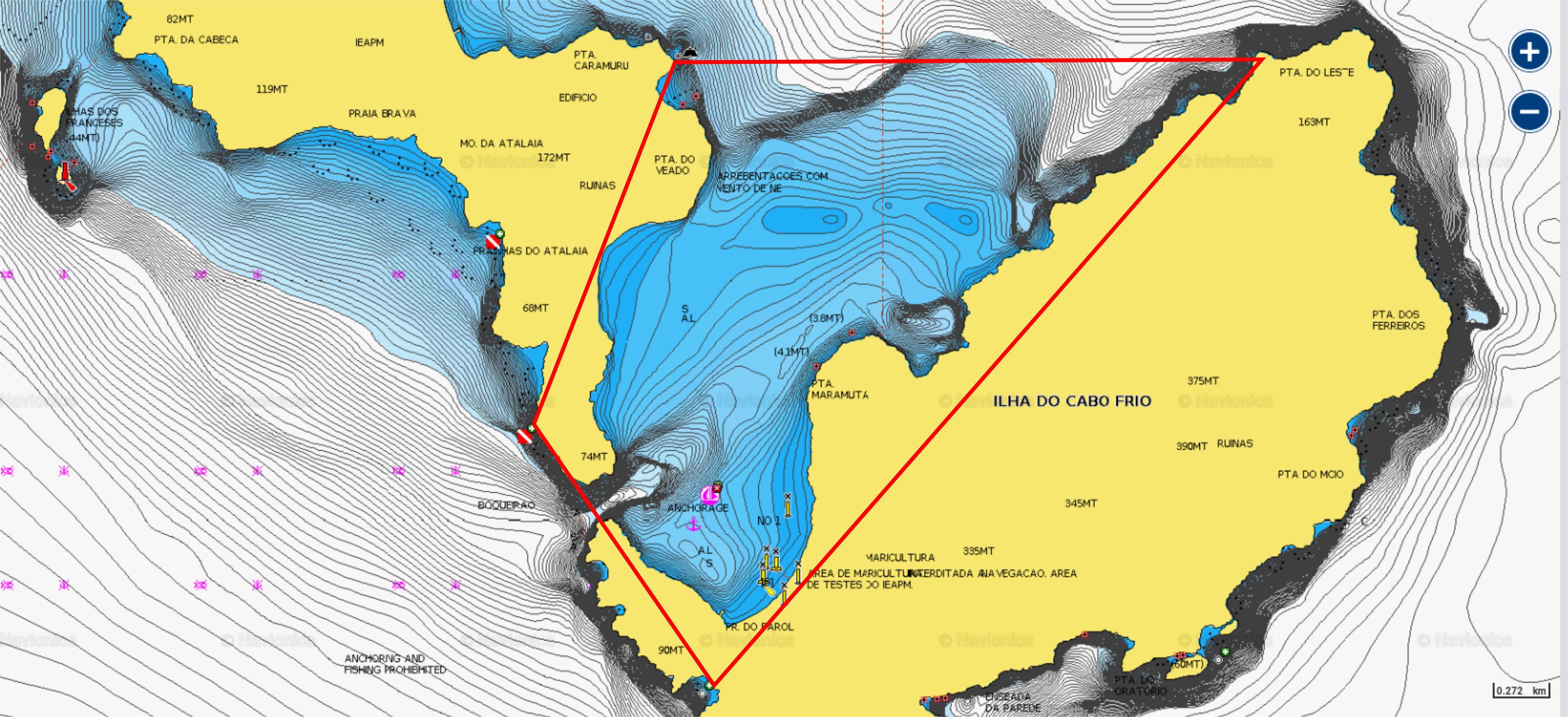 Biocom19
operation area at Island of Cabo Frio, RJ, Brasil