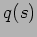 $q(s)$