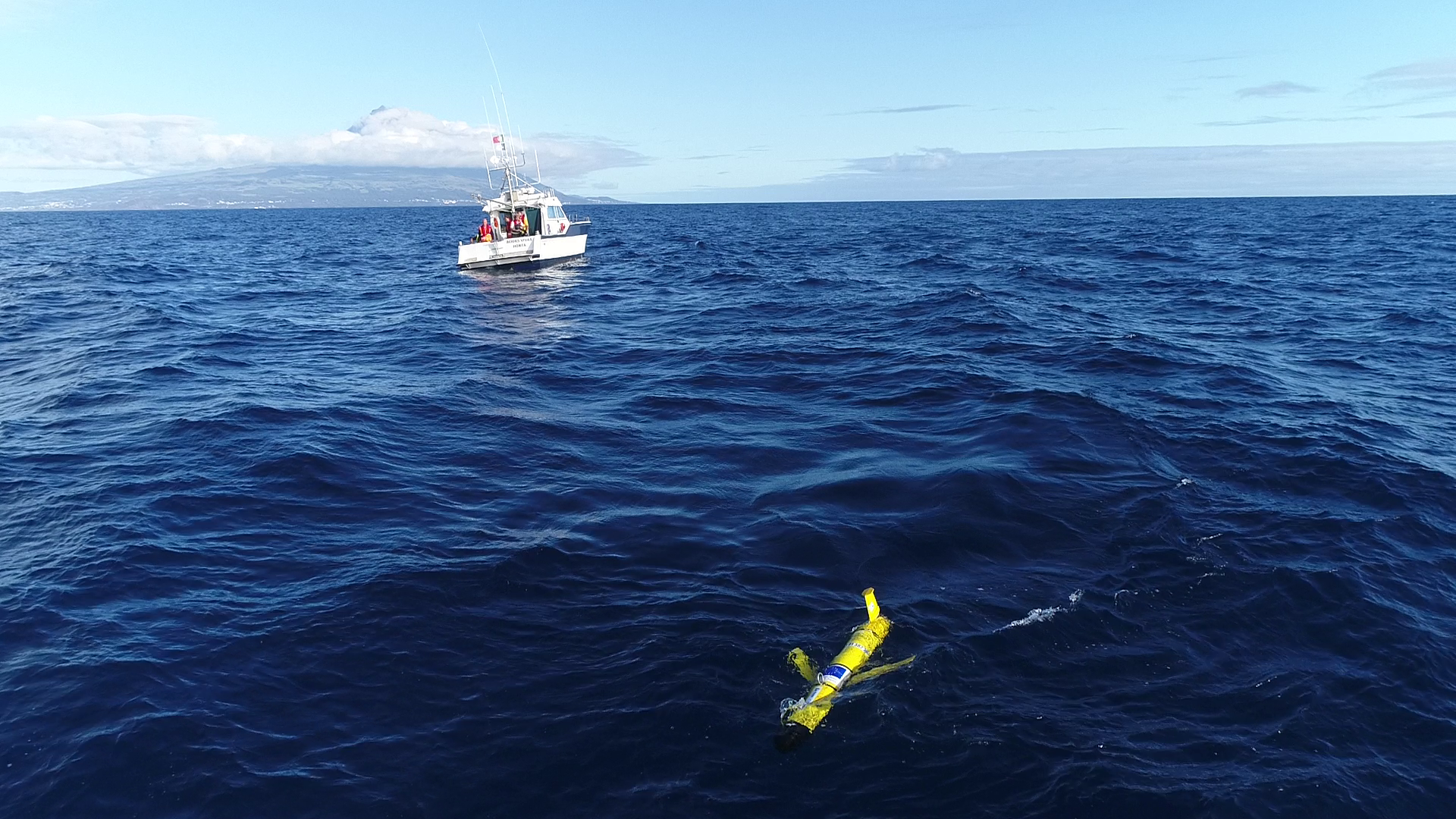 slocum launch during the IFADO meeting, Azores, October 23, 2019