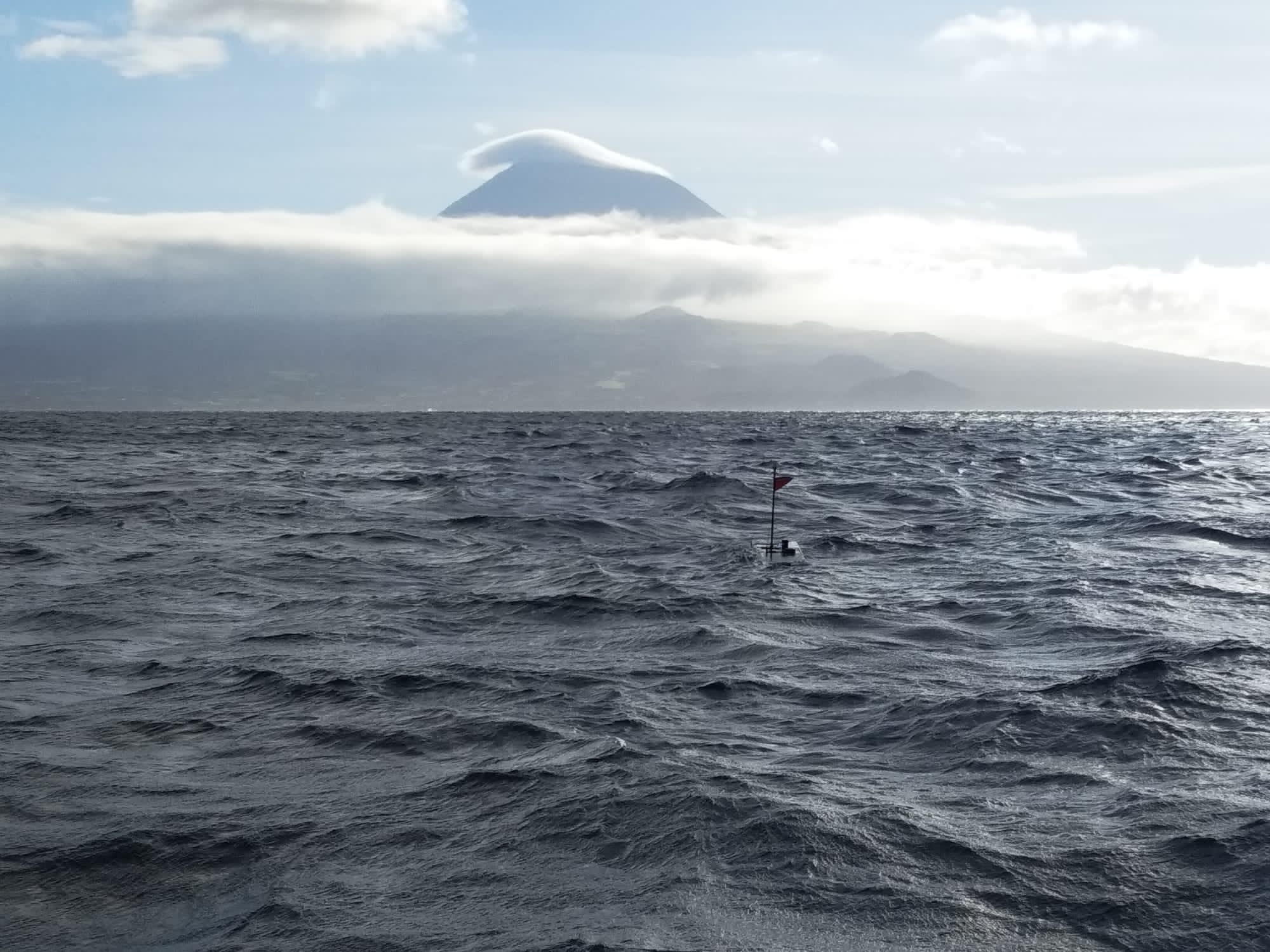 waveglider launch from Horta (Faial,Azores), November 13, 2019