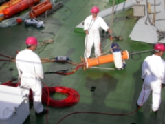 AO-Buoy on the R/V Alliance deck